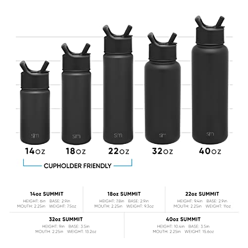 32oz Insulated Stainless Steel Water Bottle with Straw and Chug Lid K9162