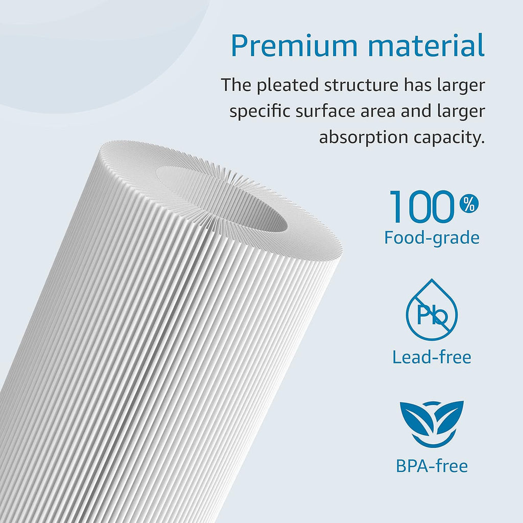 Whole House Pleated Sediment Filter, Pack of 4 T358629