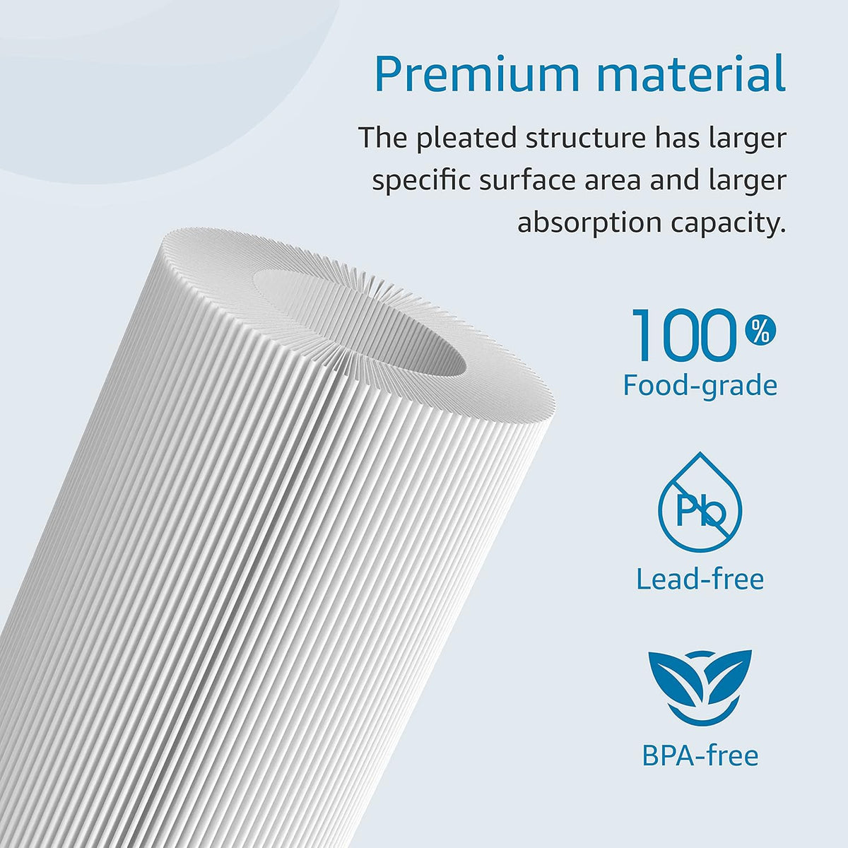 Whole House Pleated Sediment Filter, Pack of 4 T358629