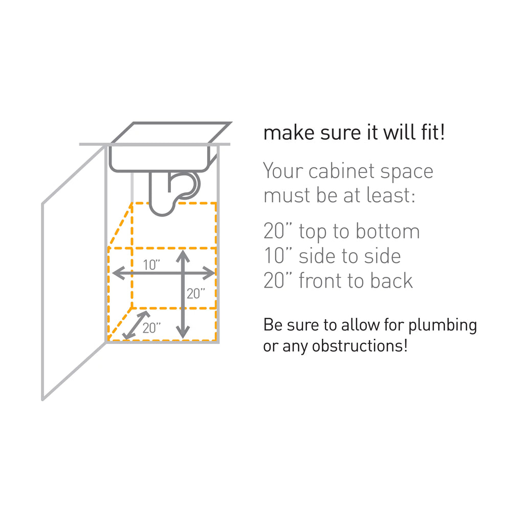 30 Liter Under Counter Pull-Out Trash Can J308
