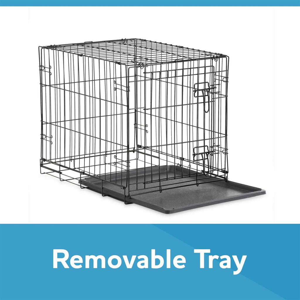 Double Door Folding Wire Dog Crate with Divider S231