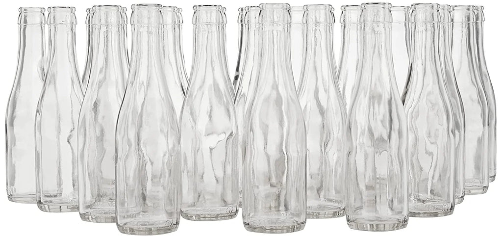 24 Clear Champagne Bottles I624025