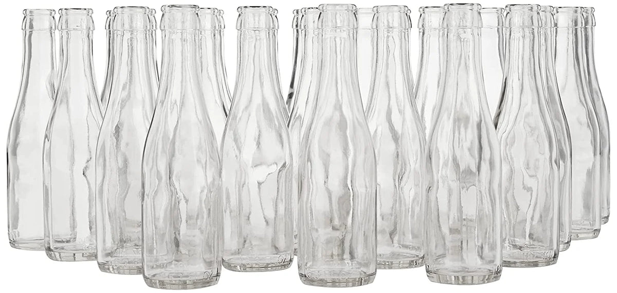 24 Clear Champagne Bottles I624025