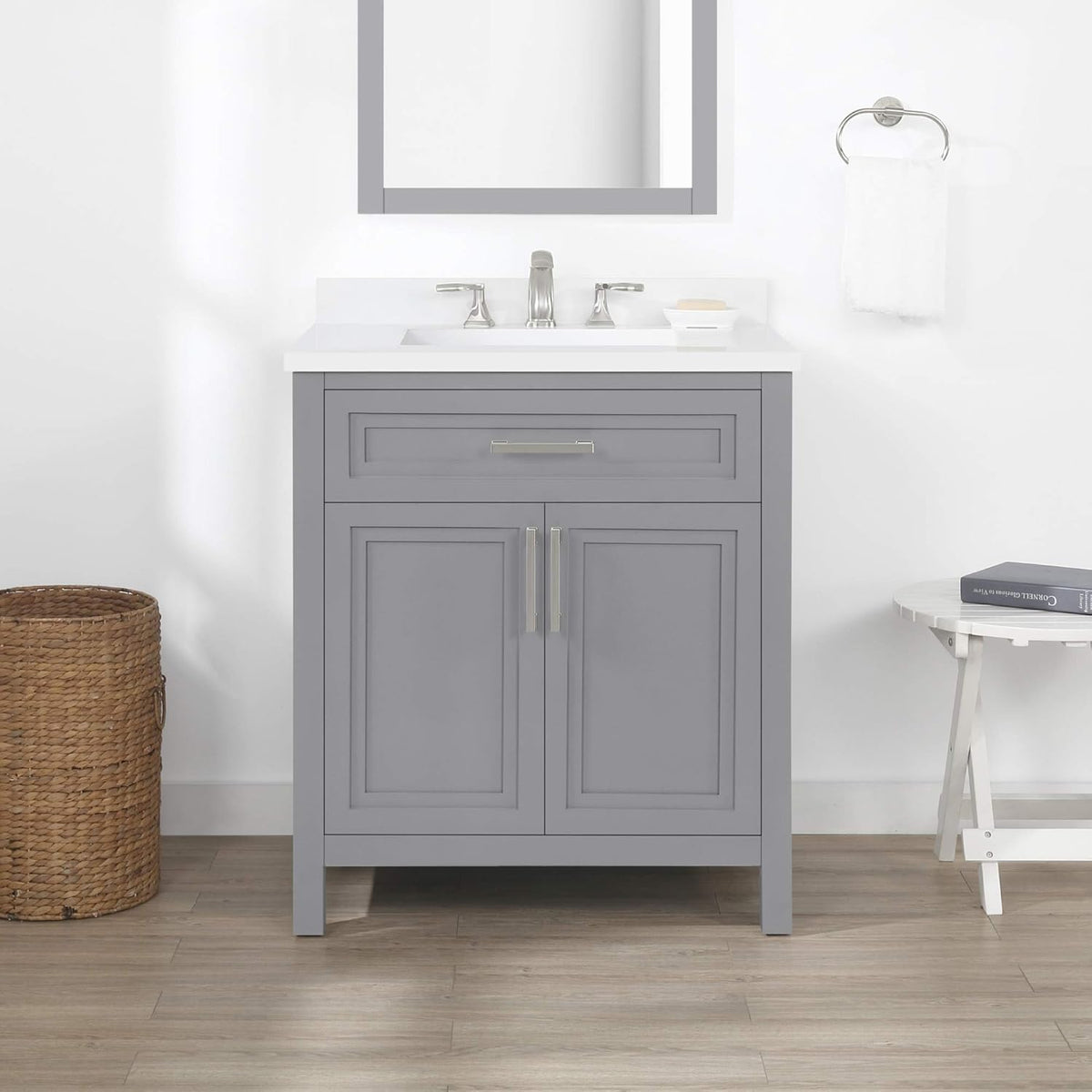 Single Sink Bathroom Vanity in American Grey S93079