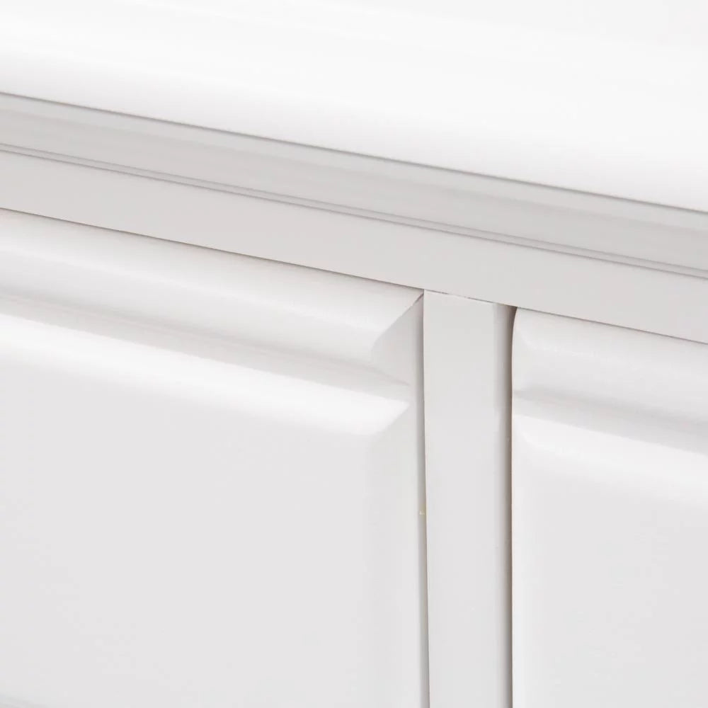 Media Chest, Oyster White Finish U3137