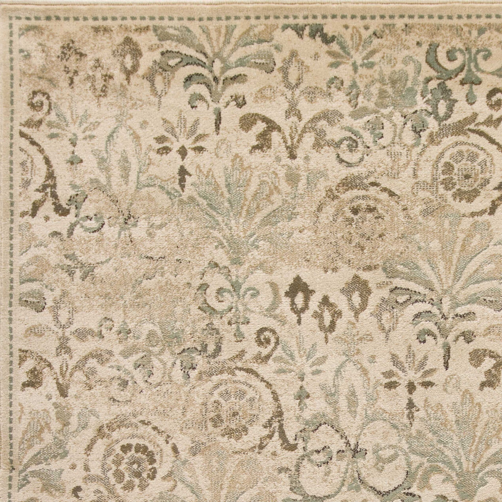 Ivory Vintage Area Rug O7095