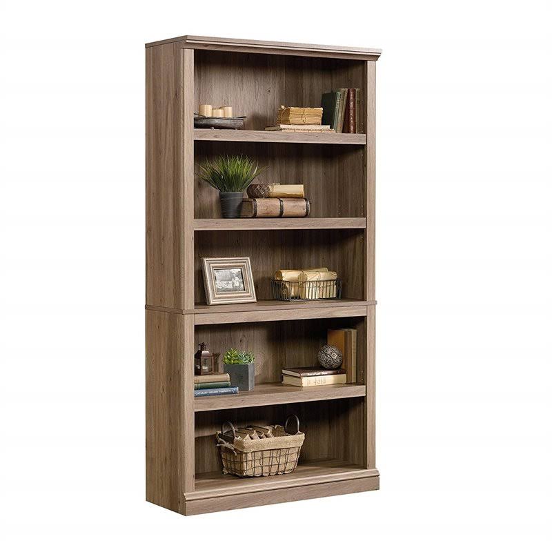 5 Shelf Bookcase in Salt Oak J458