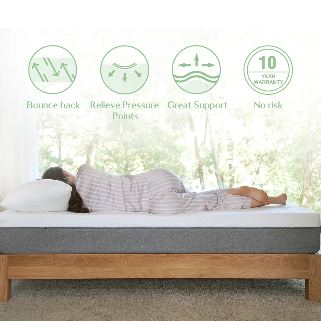 Queen 10 inch Memory Foam Mattress U400
