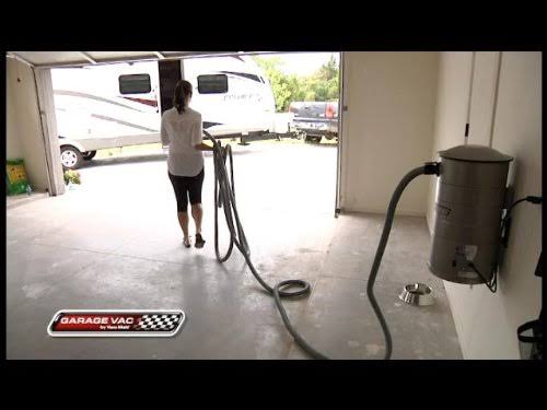 Wall Mounted Garage and Car Vacuum with 50 ft Hose E369778