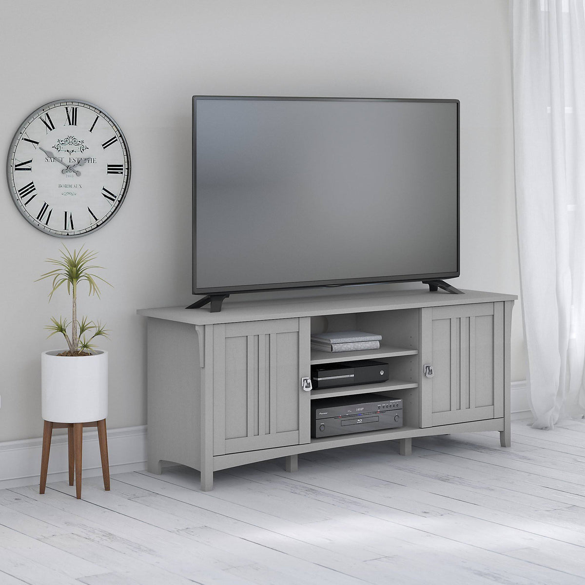 Cape Cod Gray TV Stand E898