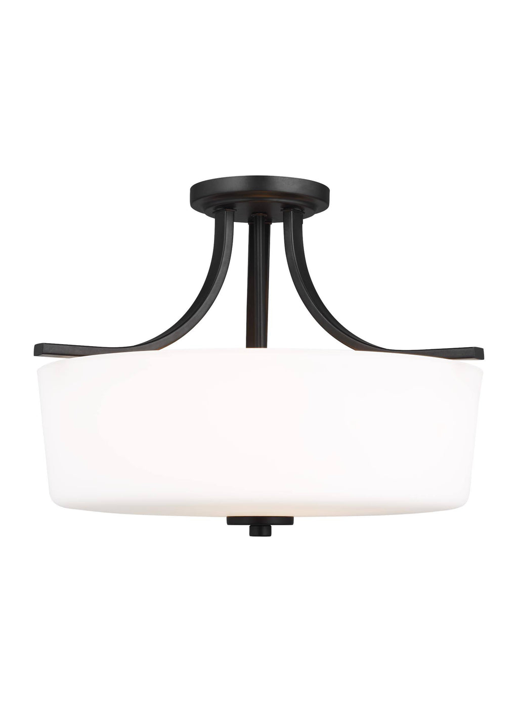 3 Light Semi Flush Mount D1476