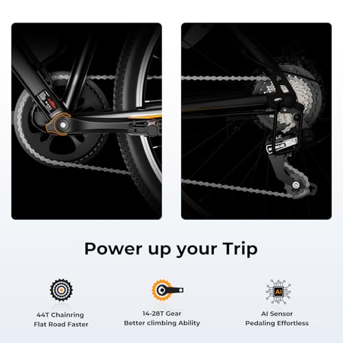 Electric Bike with 500W Motor, 360Wh Battery, 7-Speed, 26" Tires S82633
