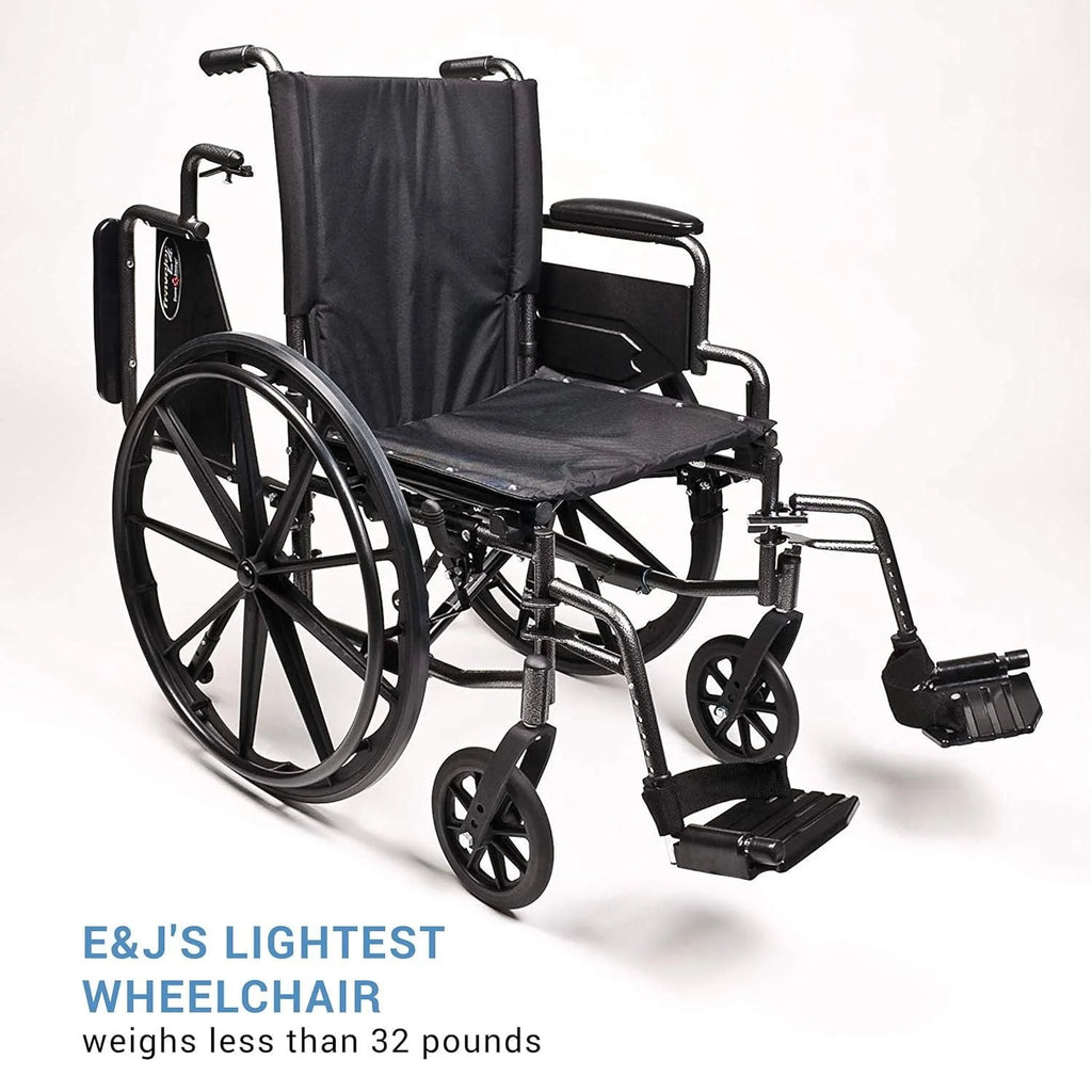 Black Flip Back Desk Arm Wheelchair with Swingaway Footrest F42453