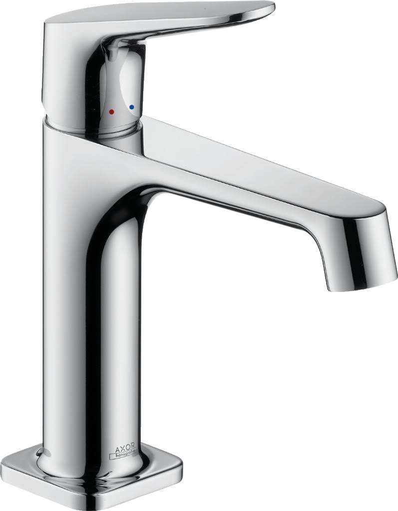 Chrome Single Hole Bathroom Faucet with Drain Assembly P836587