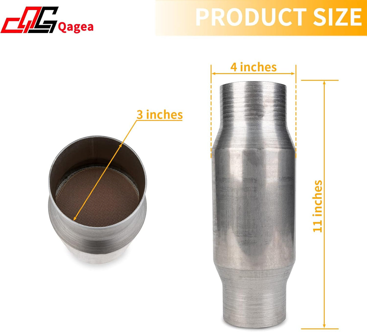 Stainless Steel Catalytic Converter Pack of 2 W511639