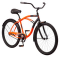 Orange/Black 26-inch Single Speed Beach Cruiser Bike O831