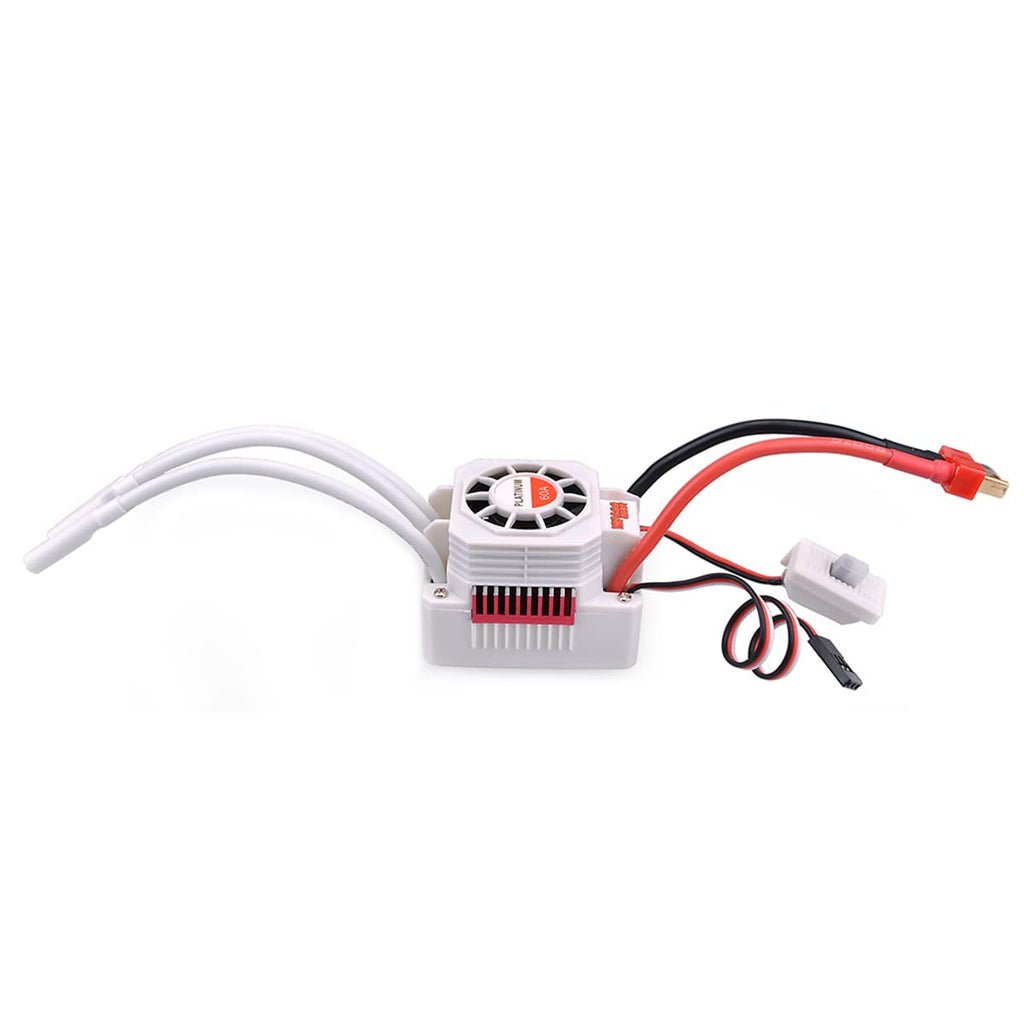 3650 3900kv Brushless Motor with 60A ESC & Programming Card Combo for 1/10 RC Car Truck U209