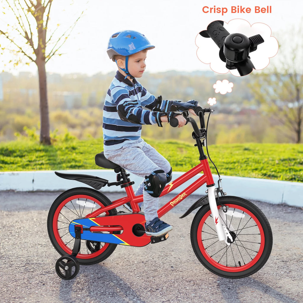 16'' Kid's Bike with Training Wheels & Basket K822