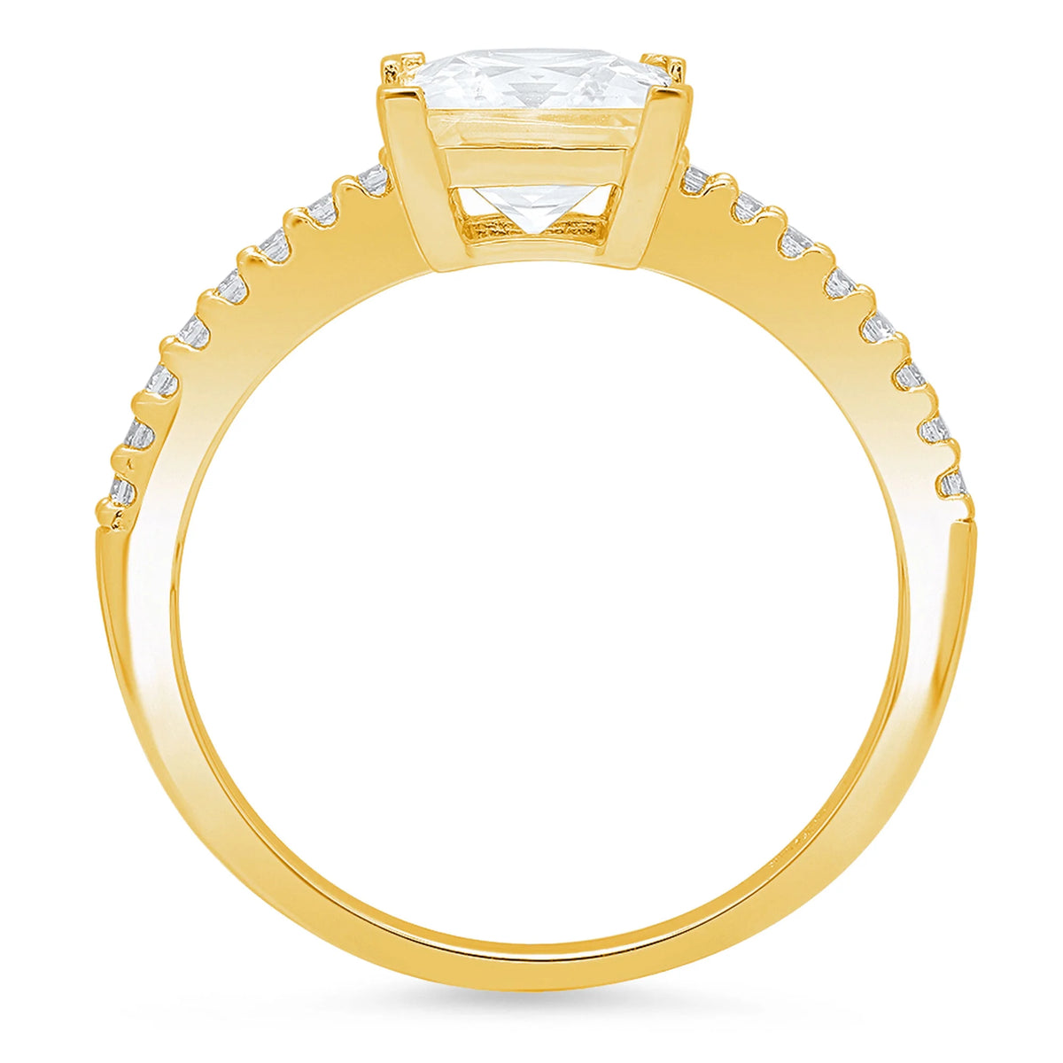 18k yellow gold simulated alexandrite ring size 3.75 L31642