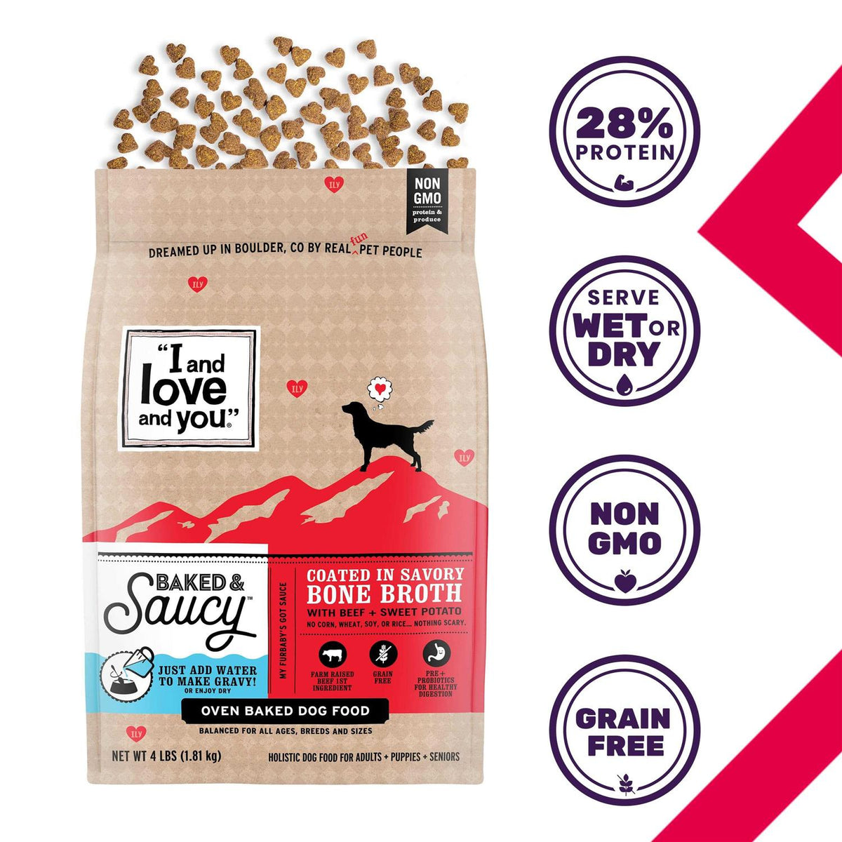 Beef & Sweet Potatoes Dry Dog Food O421