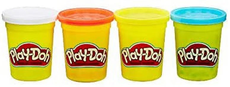 Play Doh Compound Bundle Classic Colors 4 Pack + Wild Colors 4 Pack R466278