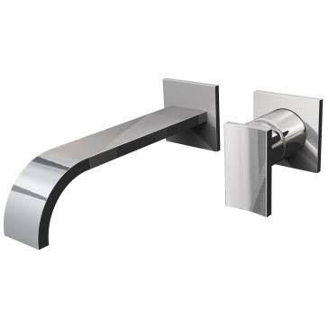 Architectural Black Wall Mounted Lavatory Faucet with Single Handle K3513