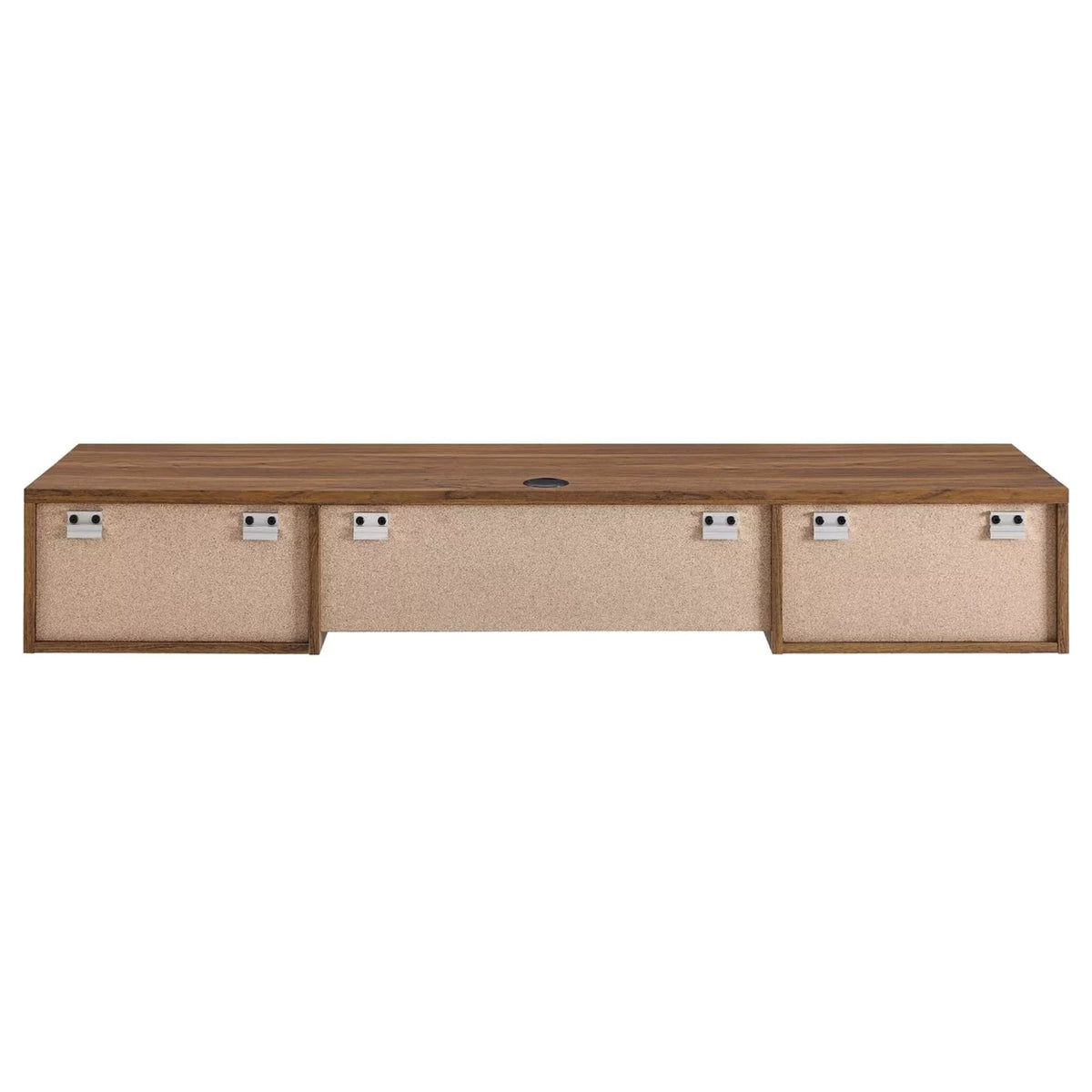 Wall Mount Wood Office Desk in Walnut Y546
