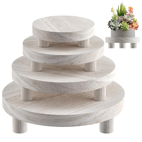 3 Pcs Wood Plant Stand T871