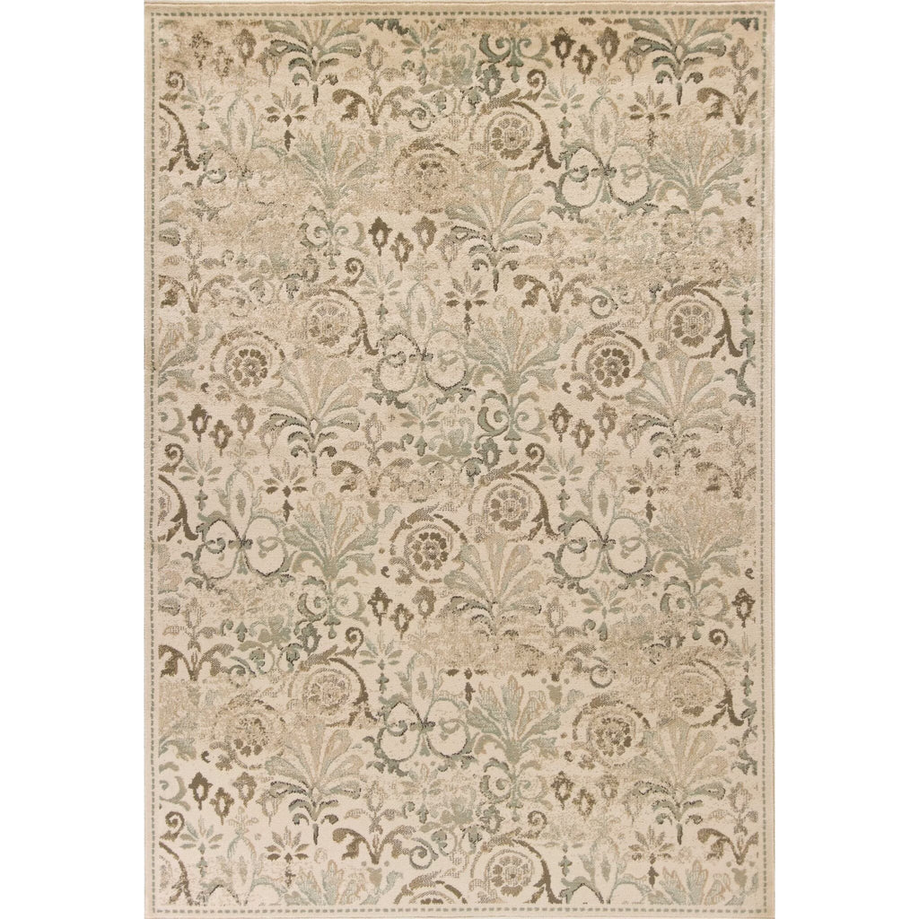 Ivory Vintage Area Rug O7095