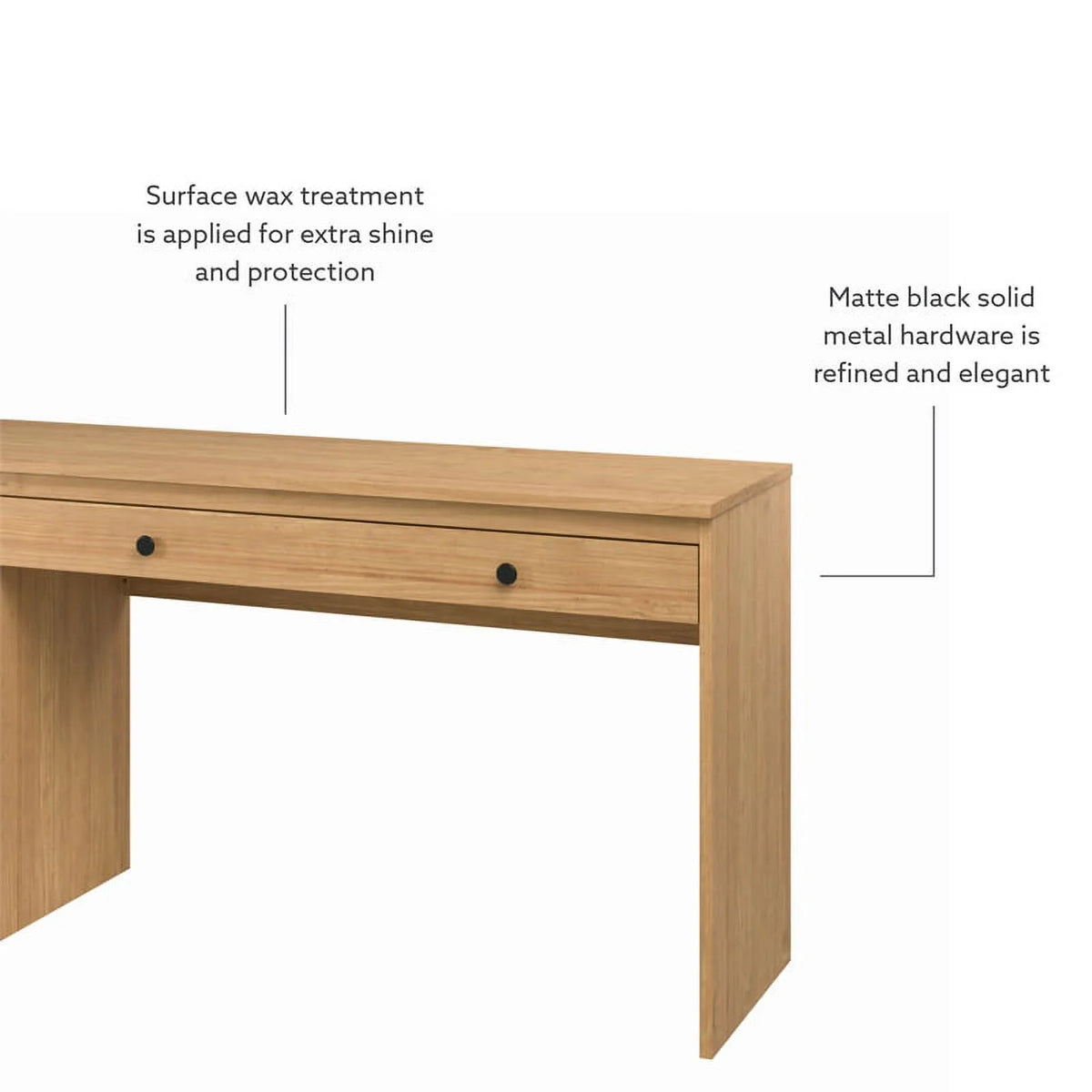 Wood Desk with File Cabinet X30224