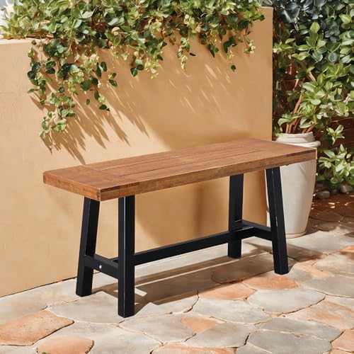 Outdoor Bench with Metal Legs C190