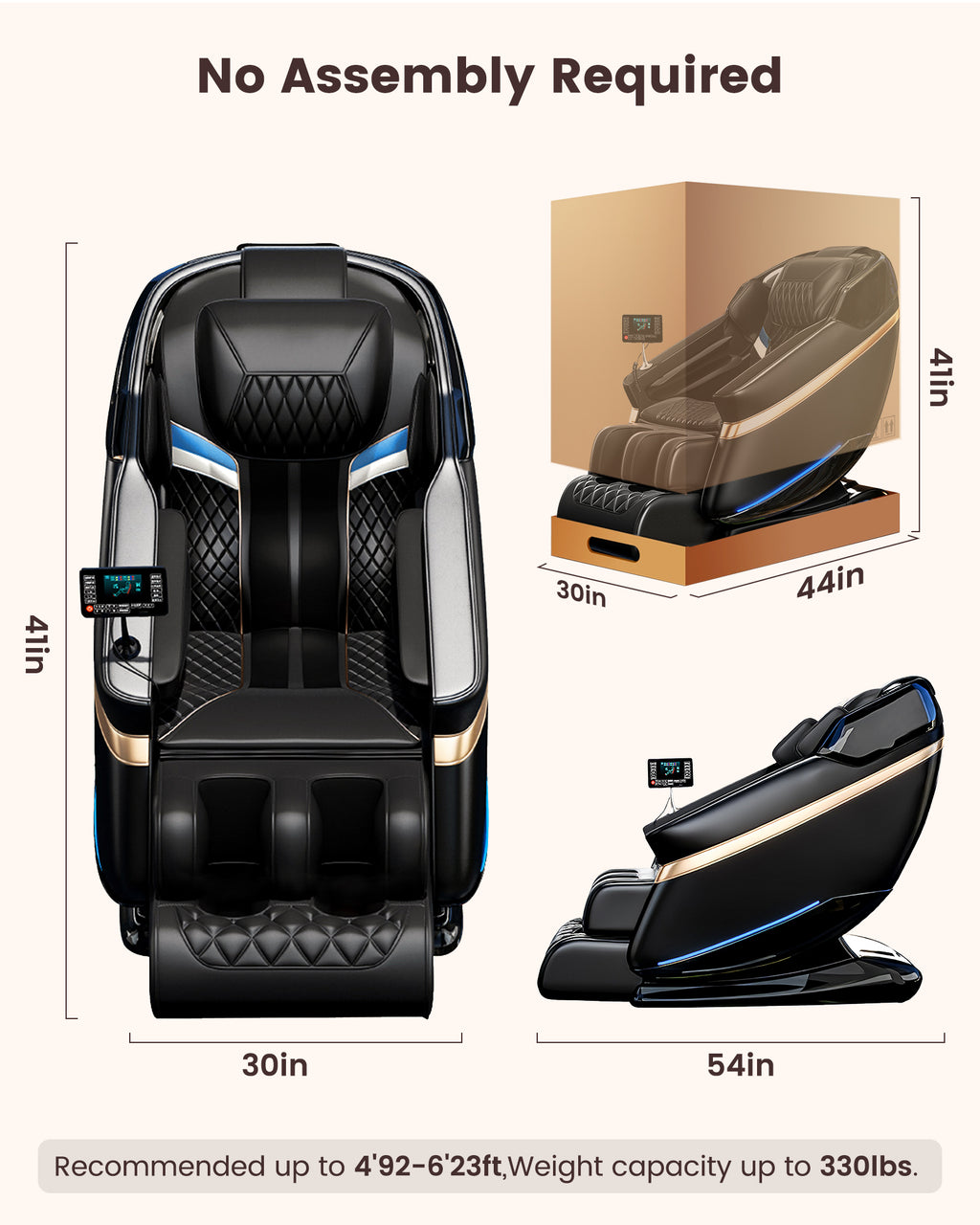 4D Massage Chair with Heating L1098