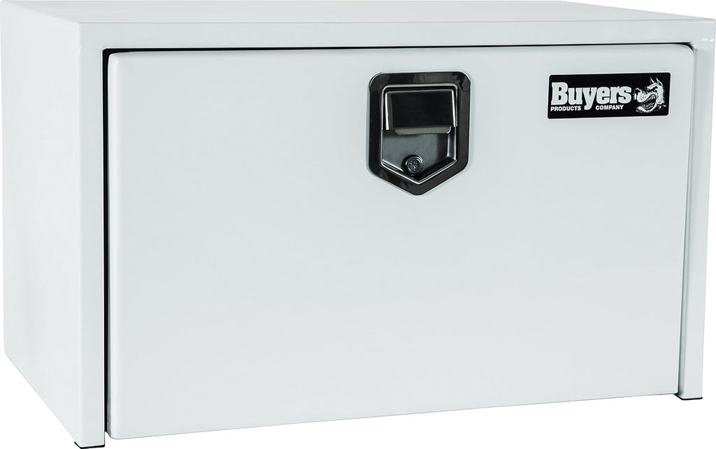 Black Steel Underbody Truck Box with Paddle Latch D33786