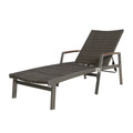 Outdoor Wicker and Aluminum Chaise Lounge T21805