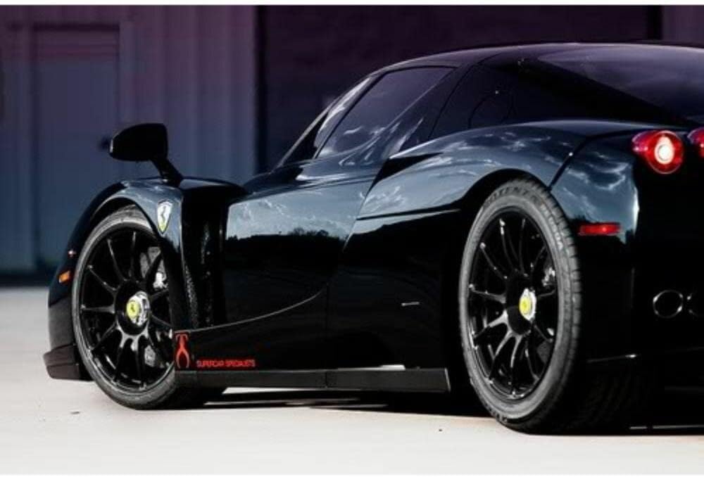 Gloss Black 5ft x 12ft Car Wrap Vinyl Film W386