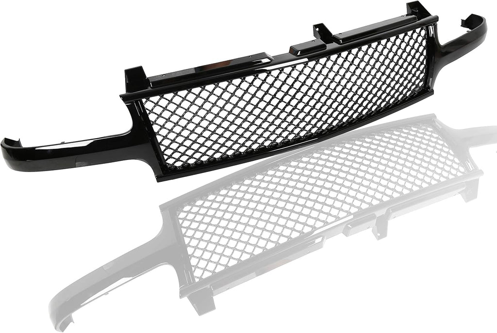 Black Mesh Front Hood Grill Cover Z663