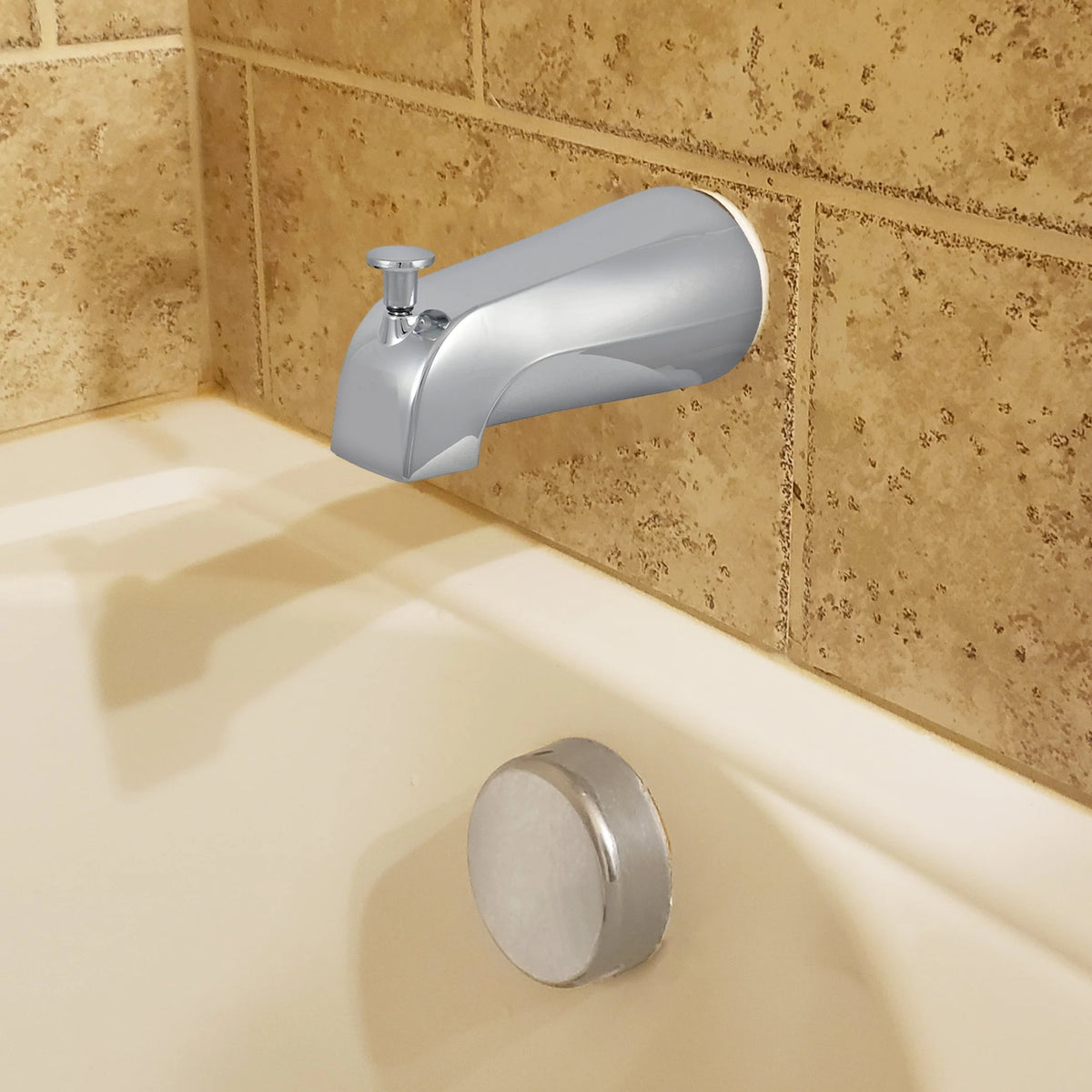 Metal Tub Spout with Diverter in Chrome K773