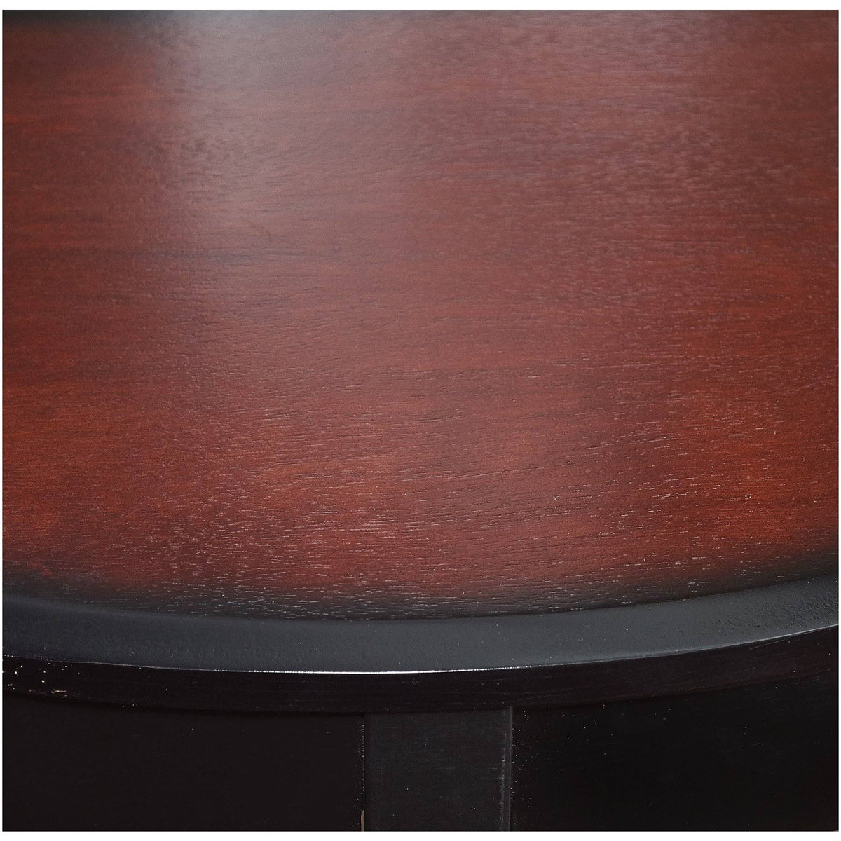 Black Cherry Demi Lune Console Table J878