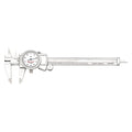 6x22 Stainless Steel Dial Caliper Q586940