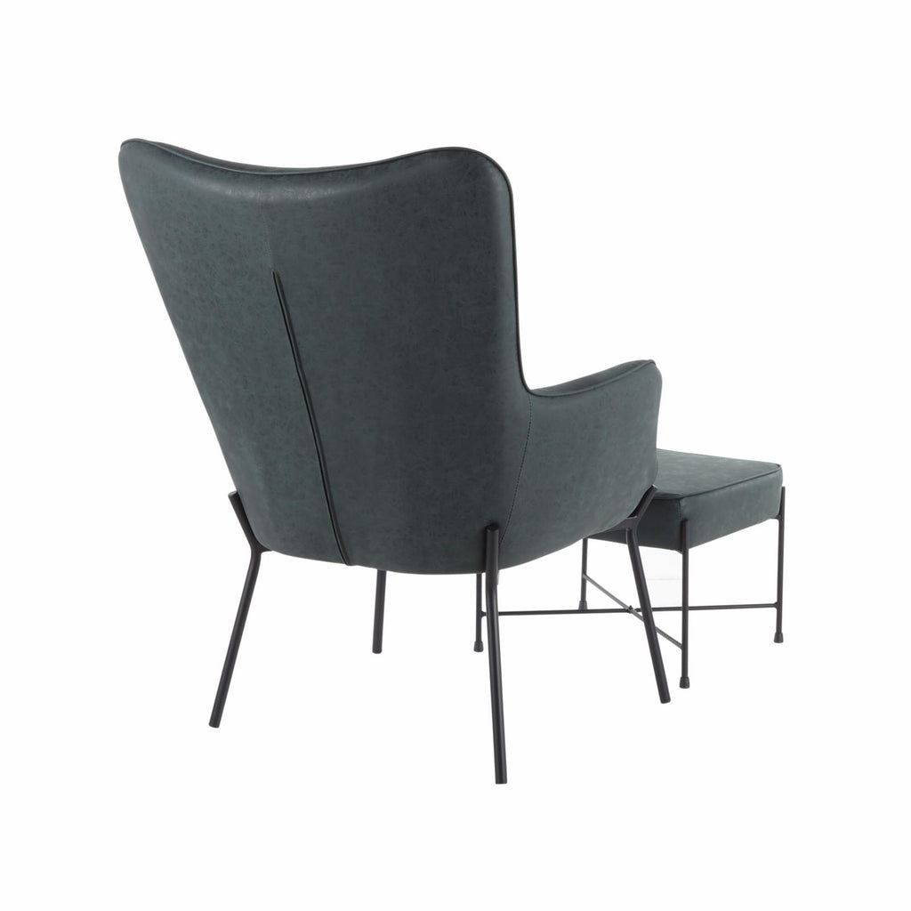 Lounge Chair with Ottoman V211201