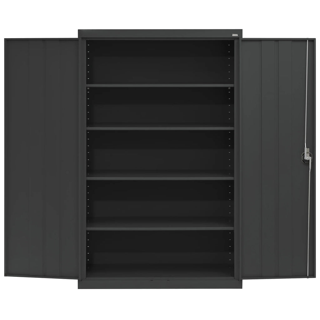 5-Shelf Steel Storage Cabinet with Recessed Handle G6861