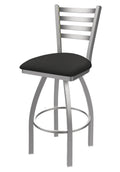 Swivel Counter Stool with Stainless Finish and Iron Seat P436183