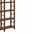 4-tier Double Bookcase Country Brown Q935
