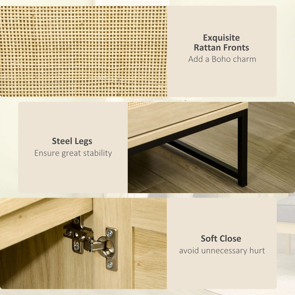 Natural Rattan Storage Sideboard N664808