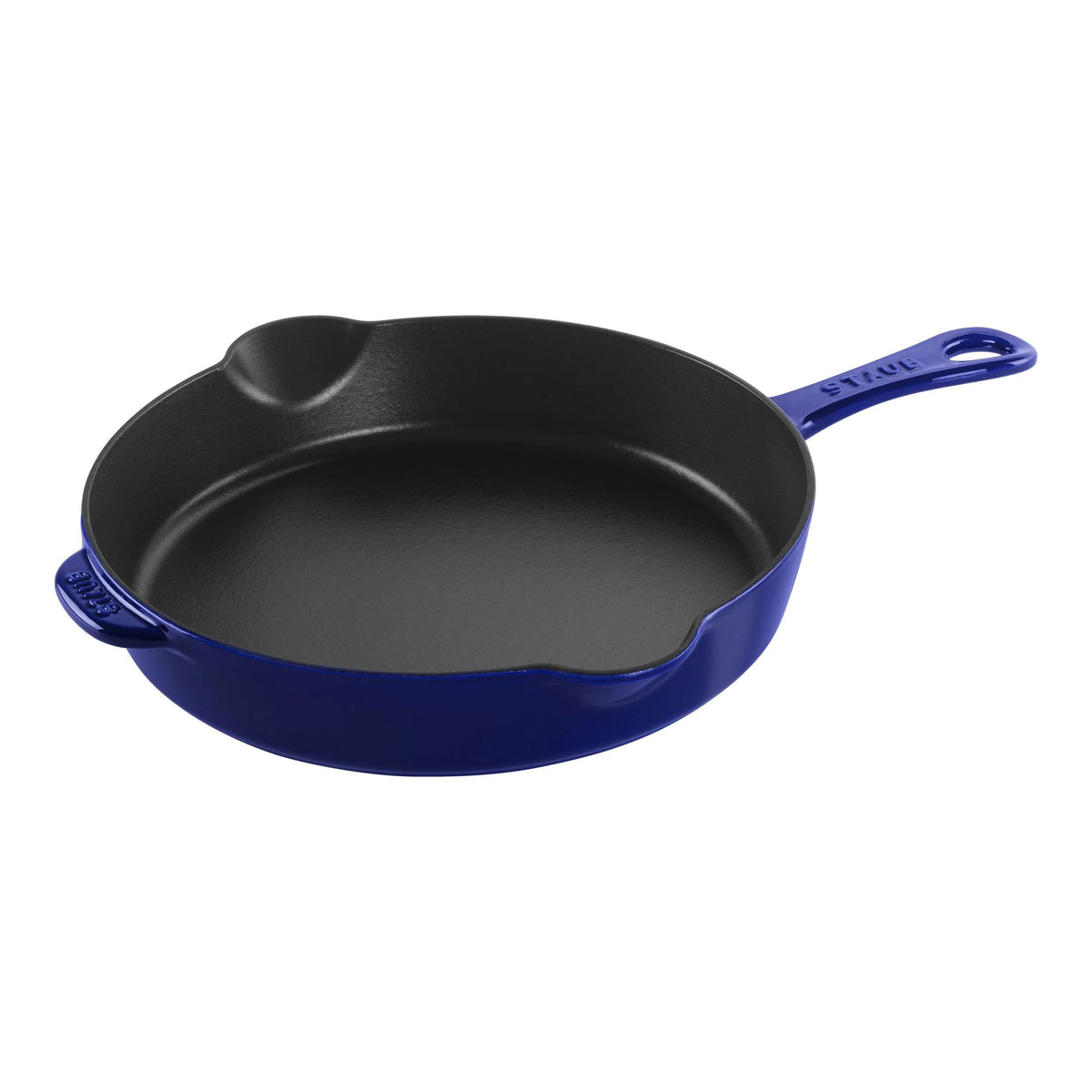Dark Blue Cast Iron Deep Skillet Y931