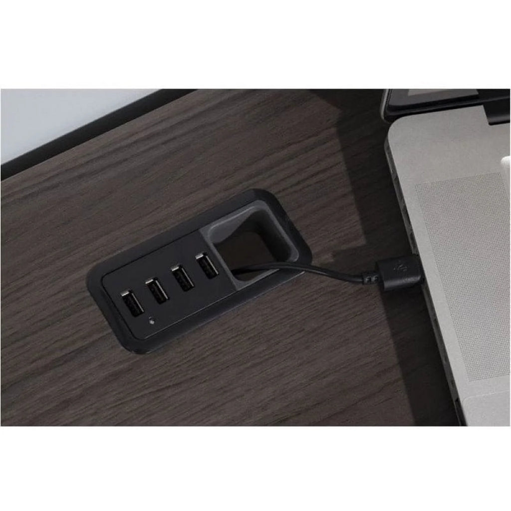 L-Shape Computer Desk with Hutch in Gray C502631