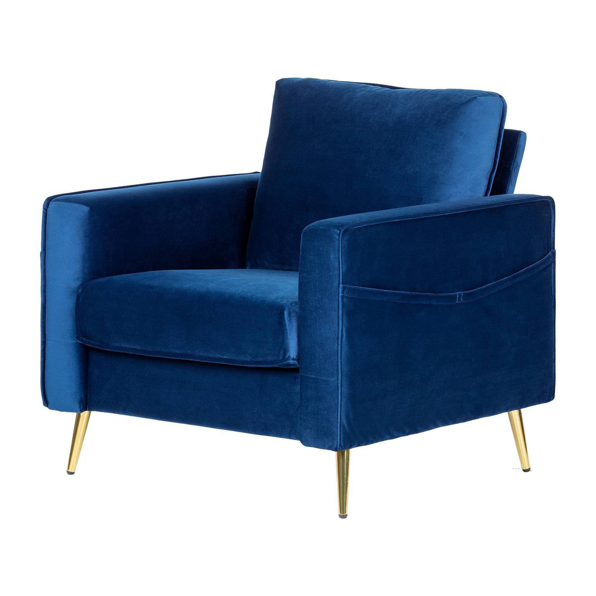 Dark Blue 1-Seat Sofa O626104