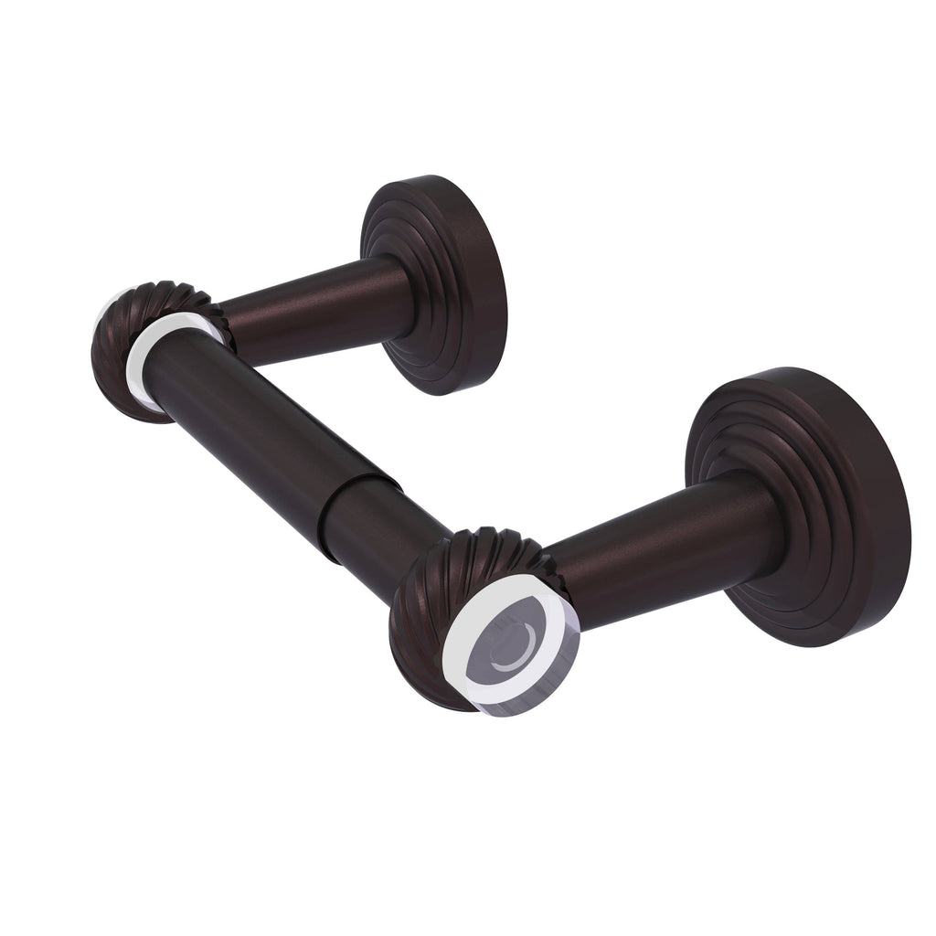 Two Post Toilet Tissue Holder Unlacquered Brass W77610