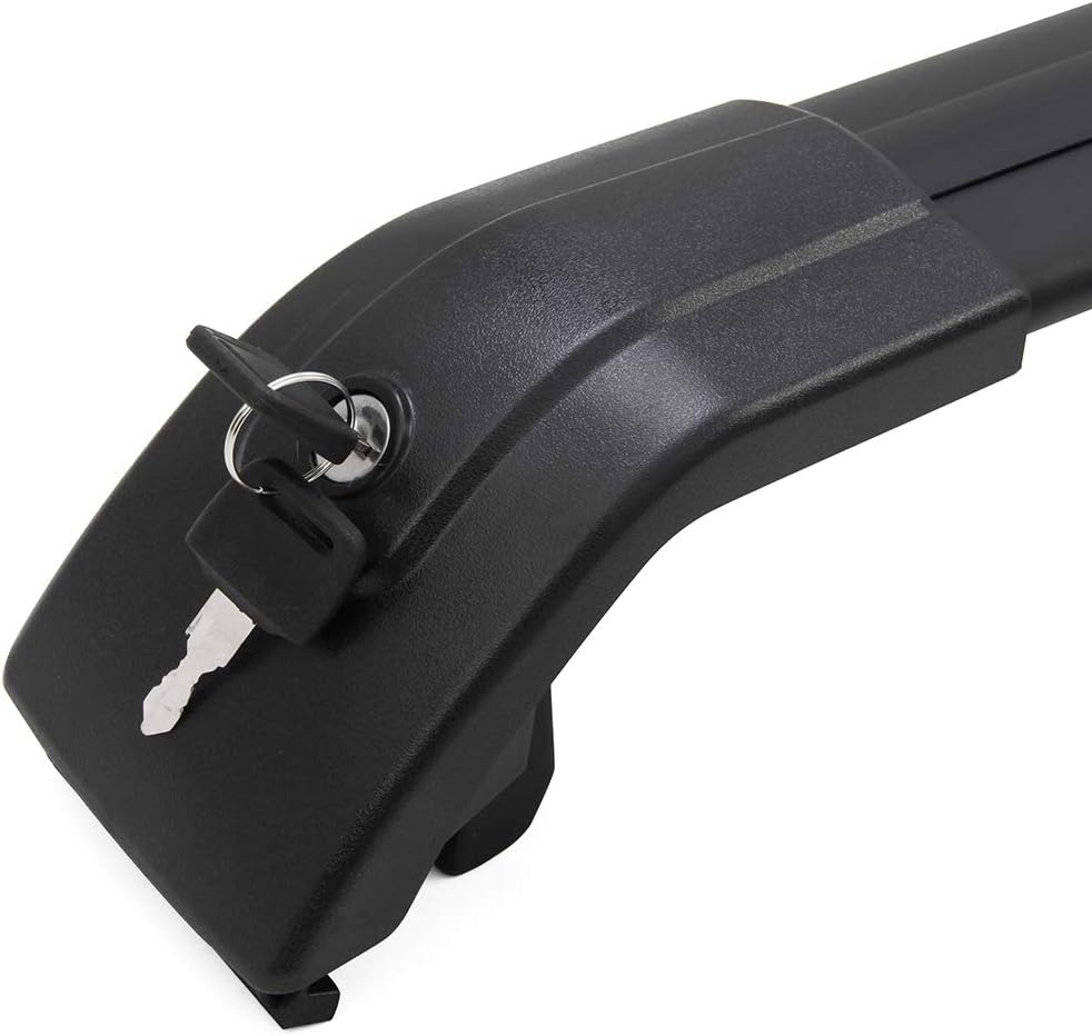 Black Cross Bars Roof Rack Side Rails H93607
