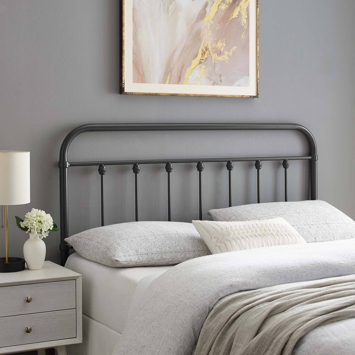 Queen Metal Headboard P6645